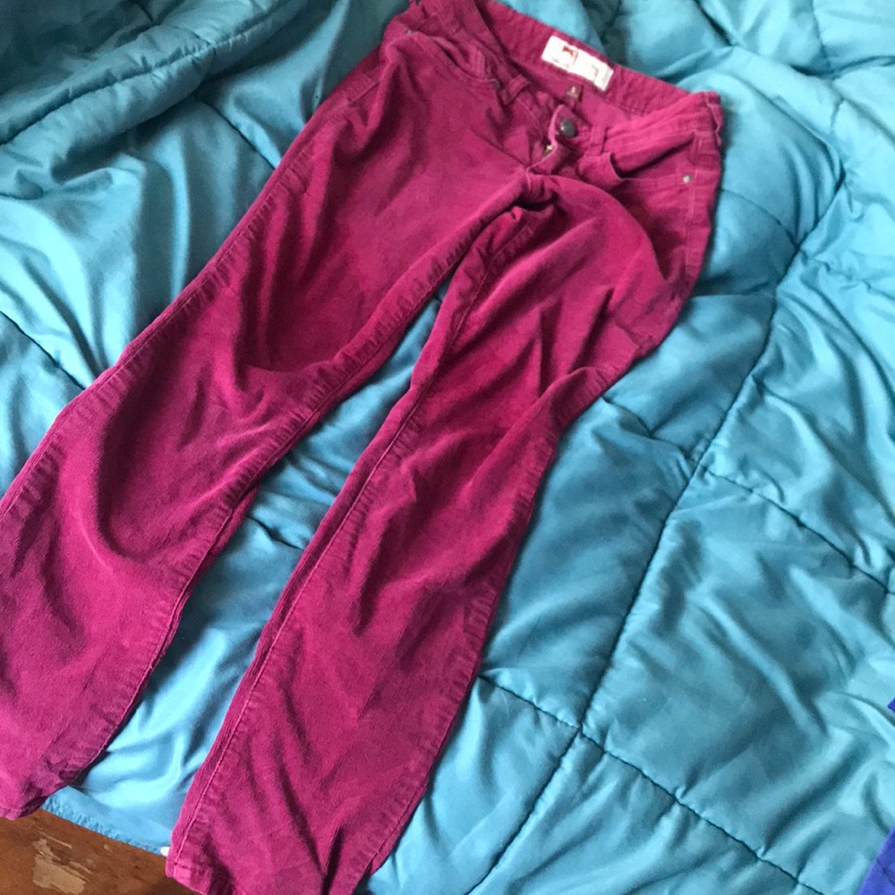 Quality pink corduroy pants Size 1 skinny regular!